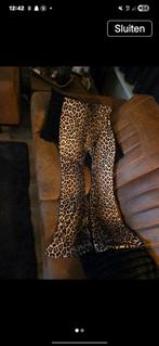 BYSWAN Paris flared broek met luipaardprint, Maat 38/40 (M), Overige kleuren, Ophalen of Verzenden, Zo goed als nieuw