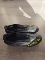 Adidas F50 Voetbalschoenen - Zwart/Geel - Maat 41 1/3, Ophalen of Verzenden