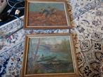 Twee Van Gogh replica's, vorst en tas Amsterdam, Antiek en Kunst, Kunst | Schilderijen | Klassiek, Ophalen of Verzenden