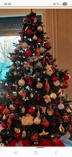 Kersboom 190 hoog met lichtjes en decoratsie hele maal kompl, Diversen, Kerst, Ophalen of Verzenden
