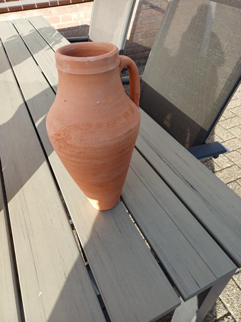 2 terracotta kruiken, Ophalen of Verzenden