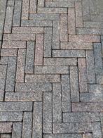 Waaltjes 5x20cm 8cm hoog - 35m2 beschikbaar, Ophalen, Gebruikt, Klinkers, 10 m² of meer