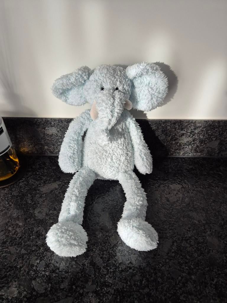 Zara Home - Knuffel Olifant lichtblauw, Kinderen en Baby's, Ophalen of Verzenden