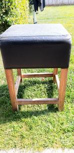 4 stevige houten buiten krukken, Ophalen of Verzenden, Gebruikt