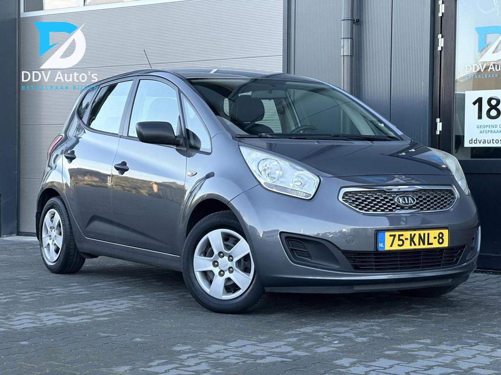 Kia Venga 1.4/90pk CVVT X-tra|NAP|Trekhaak|Airco|Hoge instap, Auto's, Voorwielaandrijving, Euro 5, Stof, Gebruikt