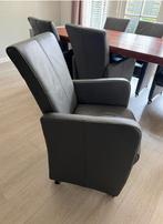 Goossens eettafel stoel op wieltjes, Huis en Inrichting, Ophalen, Kunststof, Zo goed als nieuw, Grijs