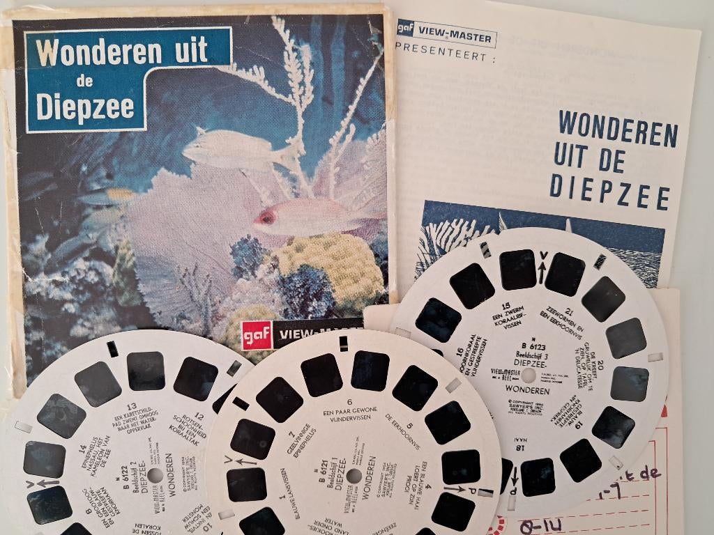 Viewmaster Wonderen uit de Diepzee, Ophalen of Verzenden, Gebruikt