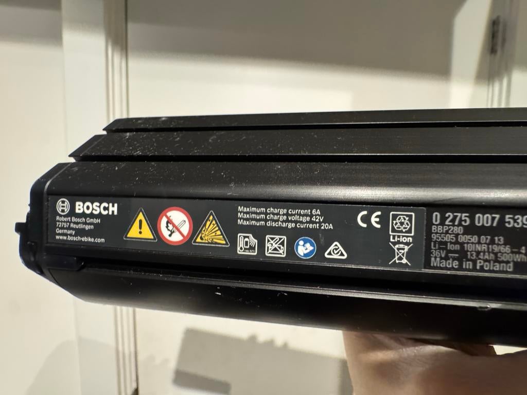 Bosch PowerTube 500 E-bike accu - Nieuw, niet actief, Fietsen en Brommers, Fietsaccessoires | Fietsaccu's, Ophalen of Verzenden