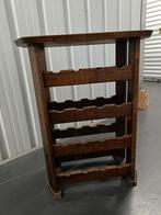 Massief eiken wijnrek, Ophalen, Hout, Minder dan 50 cm