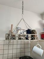 Brocante Wildrek / Pannenrek - Wit Metaal, Ophalen of Verzenden