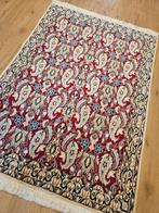 Handgeknoopt perzisch tapijt nain met zijde 122x88, Info@SlatsAntiek.nl, 100 tot 150 cm, Perzisch, Vof Slats Antiek