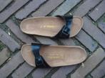 BIRKENSTOCK MADRID ZWART 41 NU GRATIS VERZENDING PER POST, Slippers, Verzenden, Zwart, Zo goed als nieuw