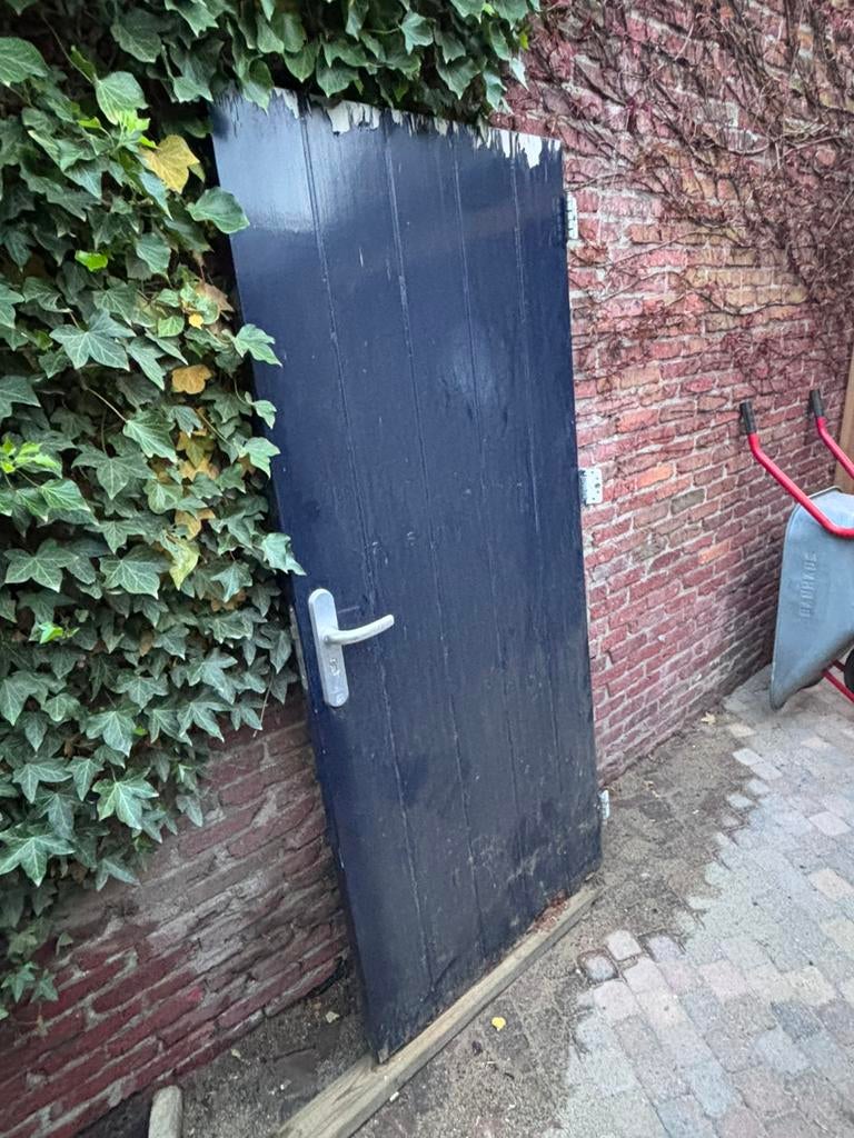 Buitendeur, Doe-het-zelf en Verbouw, Deuren en Horren, Ophalen, Gebruikt, 80 tot 100 cm, Minder dan 200 cm