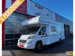 Pilote C700G Alkoof 6 persoons, familie camper, Caravans en Kamperen, Alkoof, Ringverwarming, Startonderbreker, Fiat