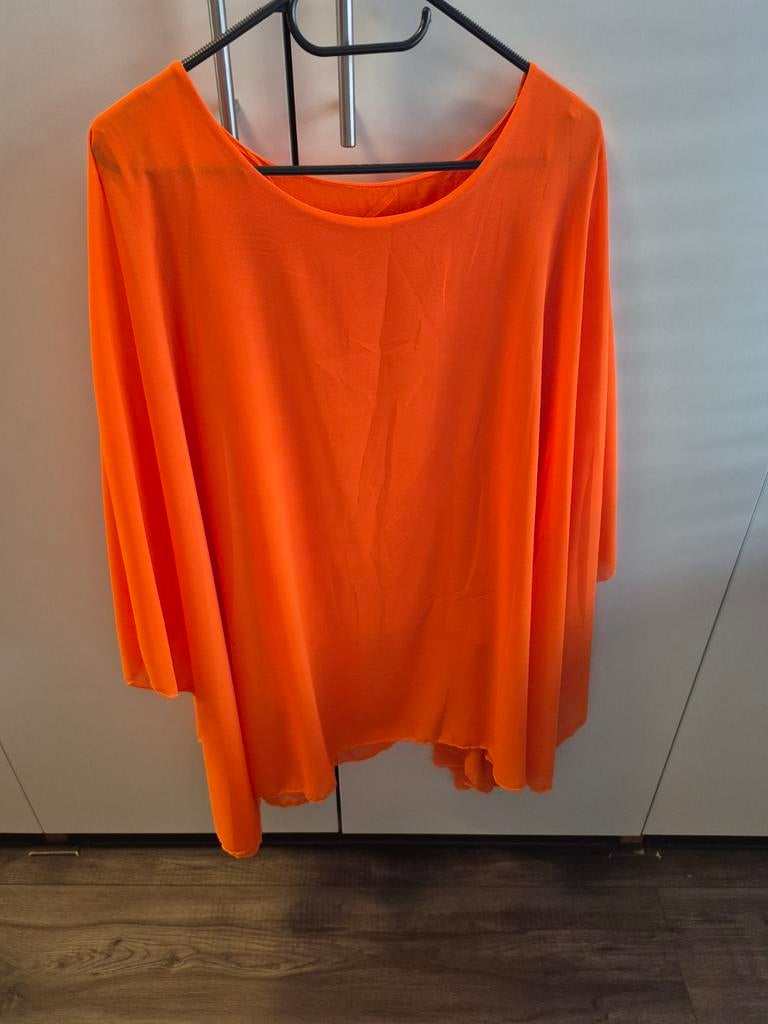 Oranje tuniek en zomerjurk - Perfect voor Koningsdag!, Kleding | Dames, Blouses en Tunieken, Maat 42/44 (L), Oranje, Ophalen of Verzenden