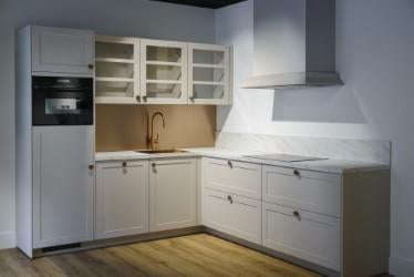 Scandinavische keuken nordic zand, Hoekkeuken, Nieuw, Ophalen of Verzenden, Kunststof