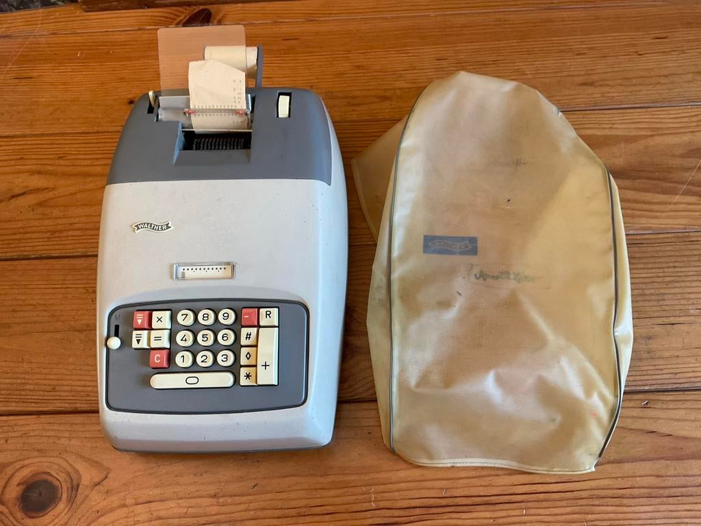 Walther rekenmachine, Ophalen, Gebruikt