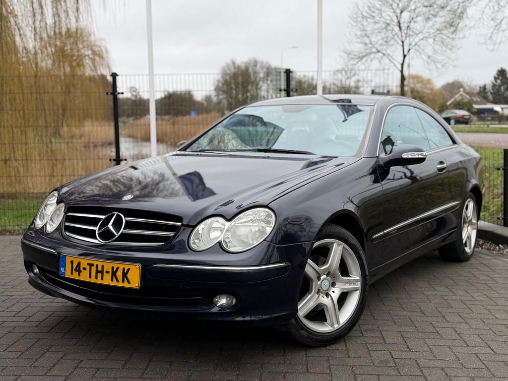 Mercedes-Benz CLK-klasse Coupé 200 K AUT / CRUISE / CLIMA /, Automaat, Achterwielaandrijving, Gebruikt, Zwart