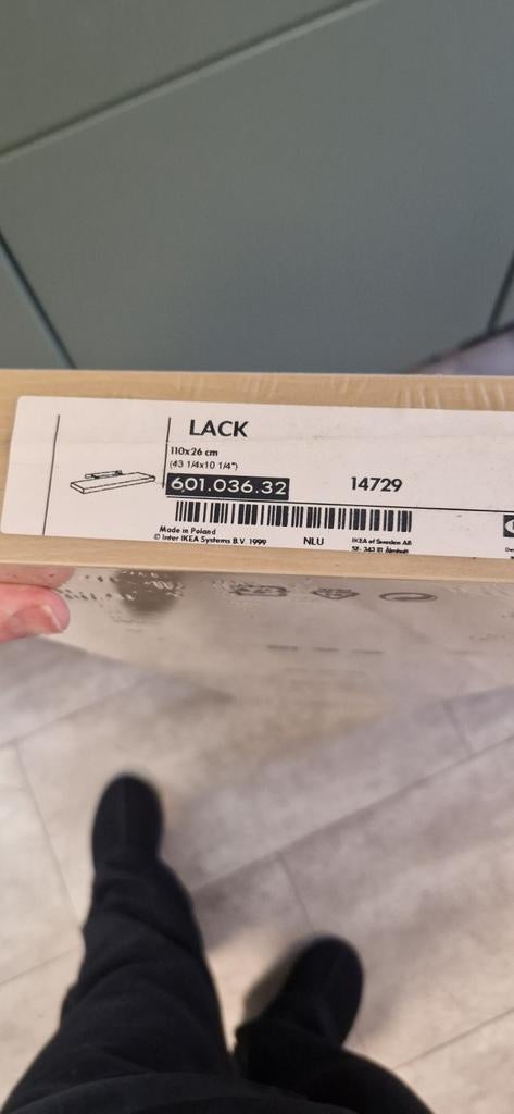 IKEA LACK plank 110x26 cm - Nieuw in verpakking, Ophalen of Verzenden