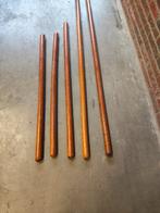 ronde hardhouten trapleuning, Ophalen, Zo goed als nieuw, Trap, 2 tot 4 meter