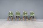 Eames DSW Forest green fiberglass chairs, 4x, Ophalen of Verzenden, Overige kleuren, Vier