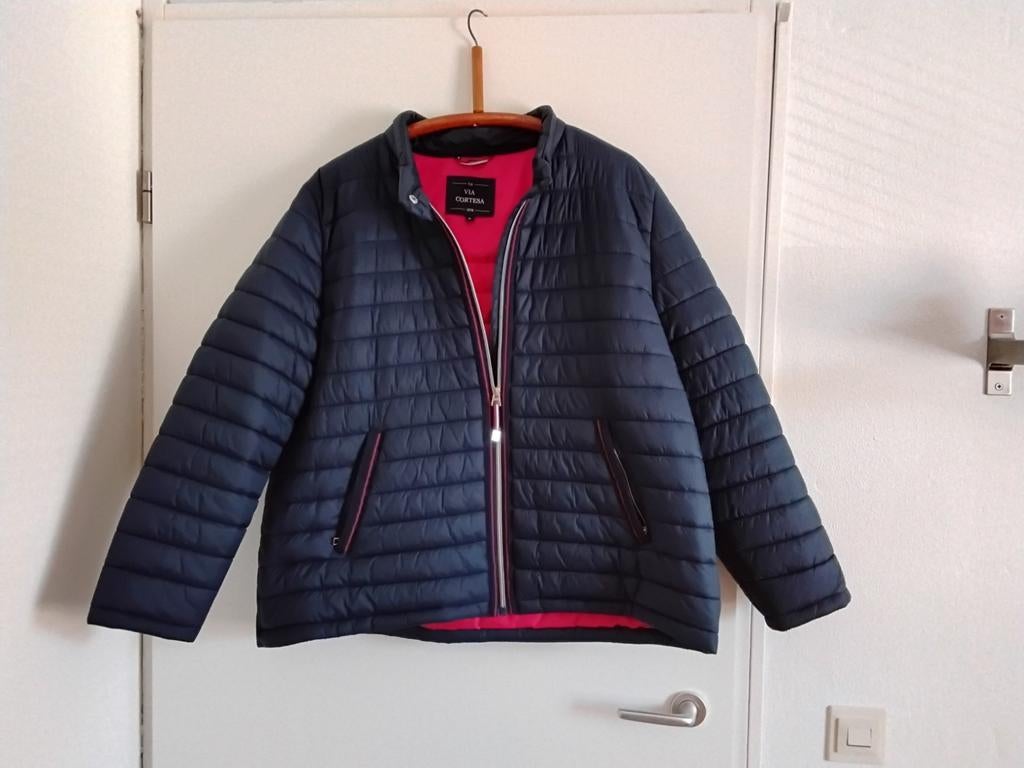 Blauwe tussen jas..., Kleding | Dames, Grote Maten, Ophalen of Verzenden, Zo goed als nieuw, Blauw, Jas of Mantel