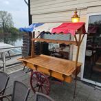 Authentieke haringkar met rood-wit-blauw dakje, Ophalen