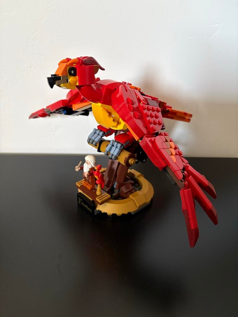 LEGO Harry Potter 76394 Fawkes Perkamentus' Feniks, Lego, Harry Potter, Ophalen of Verzenden, Zo goed als nieuw