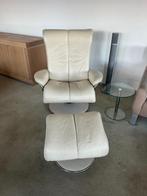 Stressless Blues relaxfauteuil (Ekornes), Ophalen, Gebruikt, Minder dan 75 cm, Leer