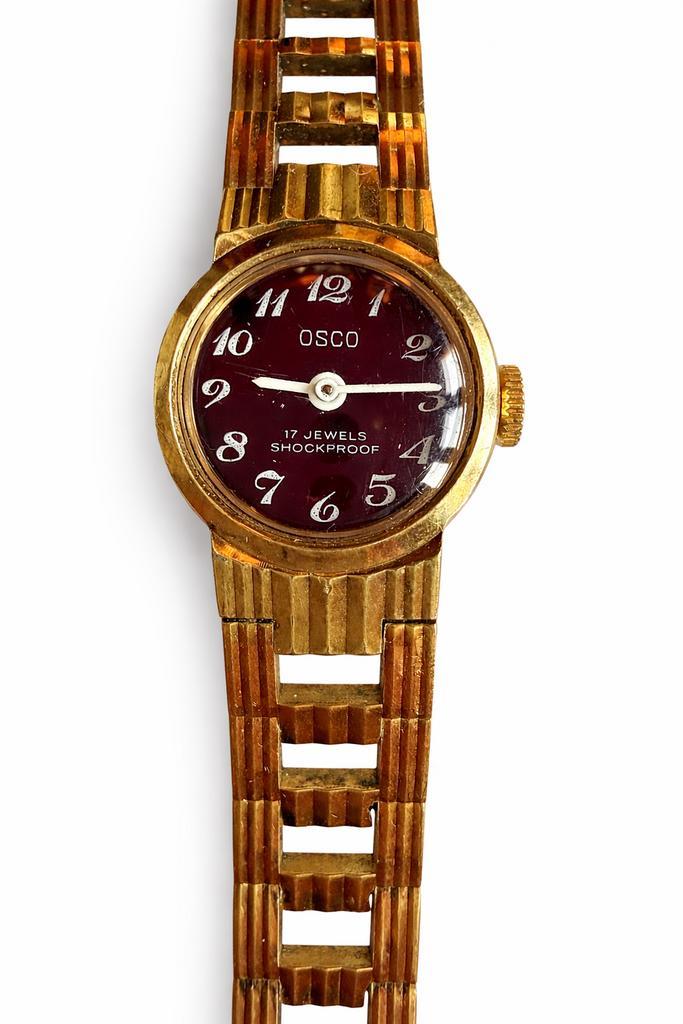 Vintage Horloge, Sieraden, Tassen en Uiterlijk, Horloges | Heren, Gebruikt, Polshorloge, Overige merken, Overige materialen, Overige materialen