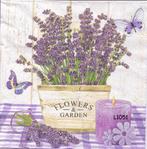 Servetten decoupage/bullet journal * lavendel L1051, Verzenden, Nieuw, Materiaal