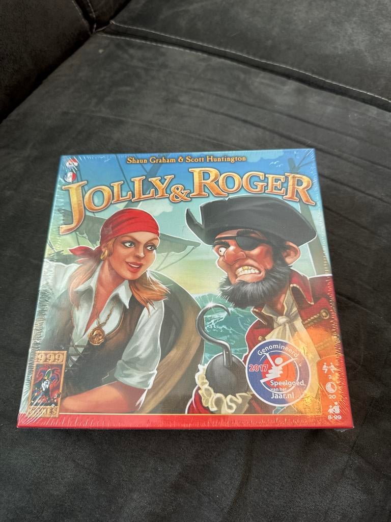 Jolly & Roger bordspel, Een of twee spelers, Ophalen of Verzenden, Nieuw