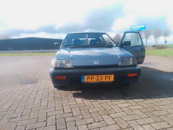 Honda Civic oldtimer 1.5 GLX AUT 1986 Blauw, Auto's, Honda, Particulier, Civic, Benzine, Hatchback, Automaat, Origineel Nederlands