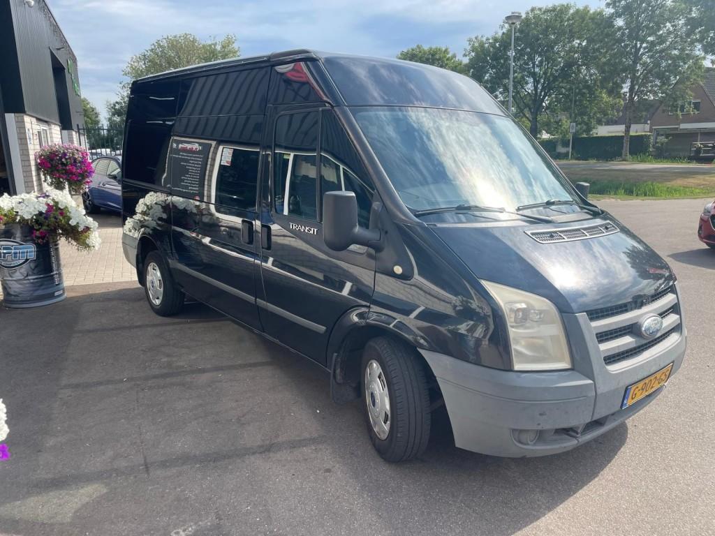 Ford TRANSIT FD 280M 5 zitplaatsen Marge op Camper kenteken!, Auto's, Keurmerk '100% Onderhouden', Gebruikt, Parkeersensor, Zwart