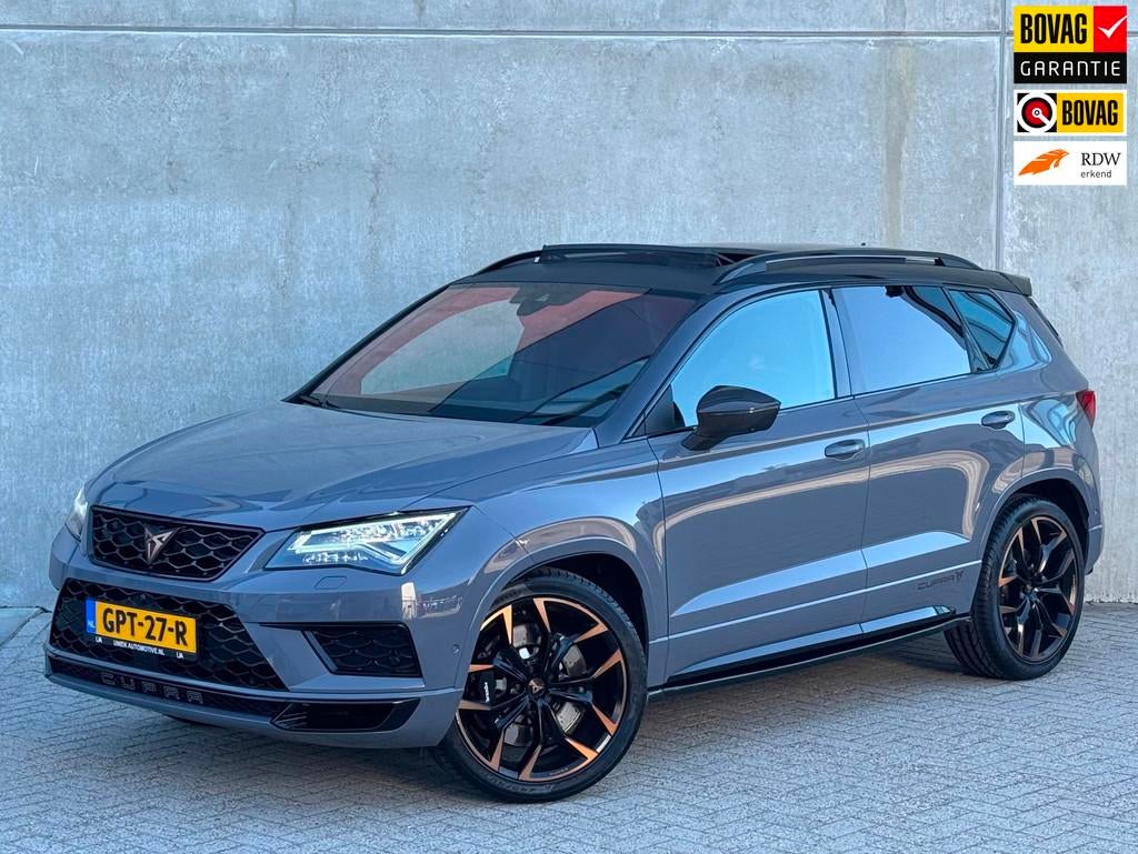 Cupra Ateca 2.0 TSI 4DRIVE 300pk 2020 Grijs PANO|AKRA|VOL OP, Auto's, Cupra, Automaat, Gebruikt, 4 cilinders, 1984 cc