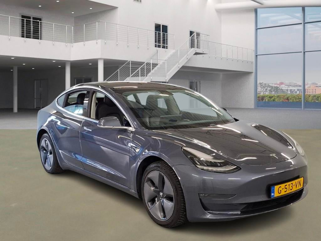 Tesla Model 3 Long Range AWD 75 kWh |SOH 88.3%|AUTOPILOOT|, Automaat, 1249 min, Zilver of Grijs, 84 €/maand