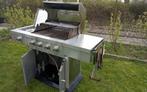 Professionele Gasbarbecue met 5 Pitten en Thermometer, Ophalen of Verzenden, Gebruikt
