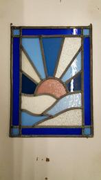 Glas in lood - ondergaande zon, Ophalen