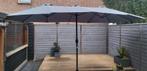 Parasol tectake silia grijs, Tuin en Terras, Parasols, Ophalen, Nieuw, Meer dan 4 meter, Stokparasol