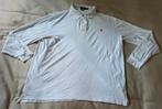 Witte longsleeve button up polo XXL Polo Ralph Lauren, Kleding | Heren, Polo's, Ophalen of Verzenden, Zo goed als nieuw, Overige maten