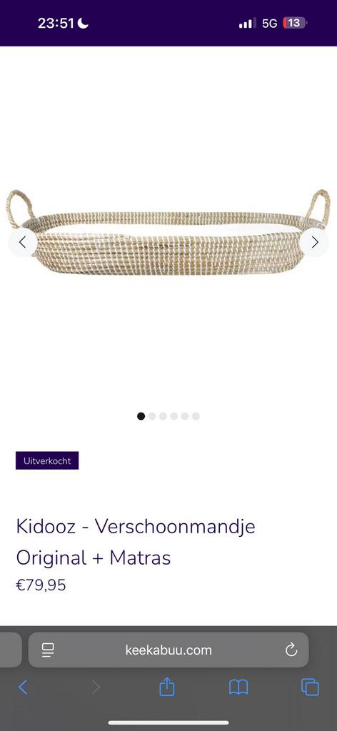 Kidooz verschoonmand, Kinderen en Baby's, Badjes en Verzorging, Ophalen, Nieuw, Overige typen