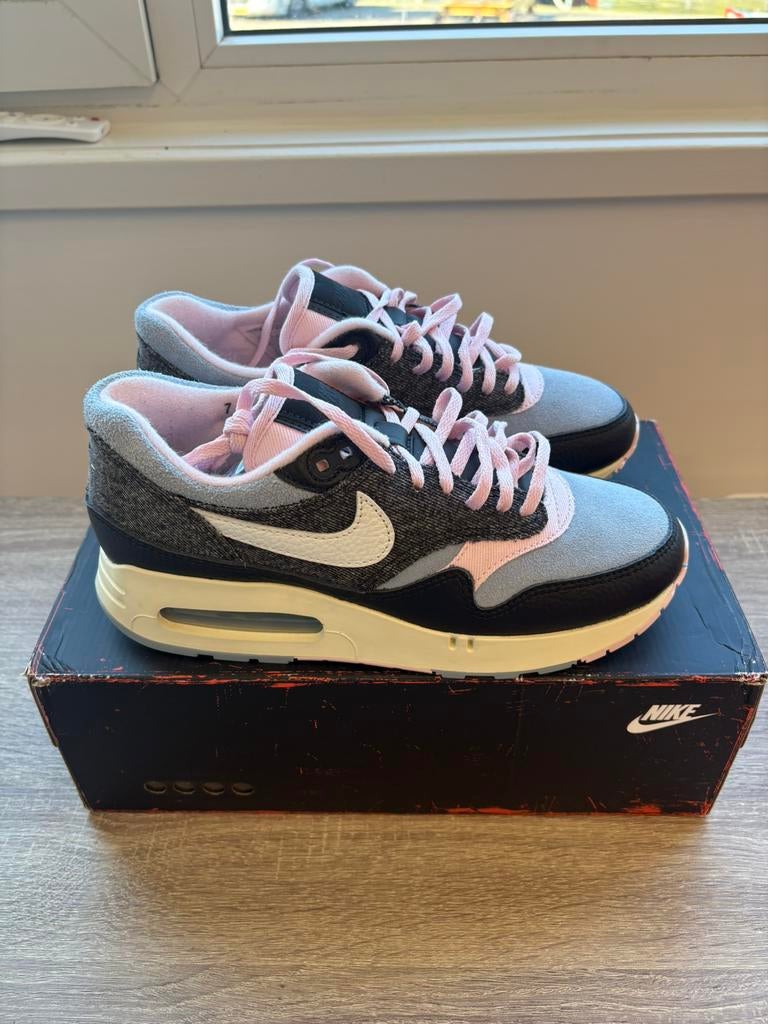 Nike Air Max 1 '86 Big Bubble Black Denim | EU 40, Zwart, Nieuw, Ophalen of Verzenden, Sneakers of Gympen
