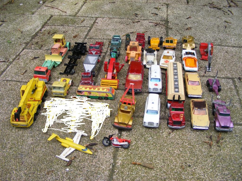 Partij matchbox kingsize superkings yesteryear, Verzenden, Gebruikt, Auto, Matchbox