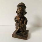 Bronzen beeldje 'De Gelderlander' 📰 TENAX Beeldengieterij, Antiek en Kunst, Ophalen of Verzenden