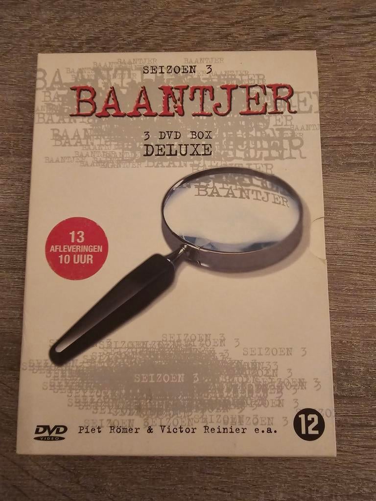 Baantjer Seizoen 3 Deluxe Box - DVD, Boxset, Ophalen of Verzenden, Zo goed als nieuw, Vanaf 12 jaar