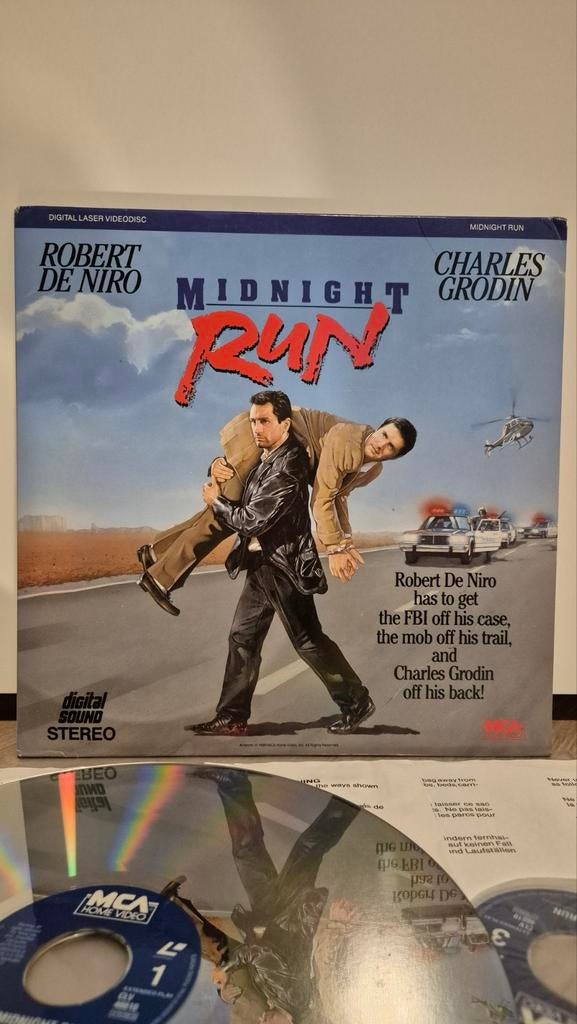 Midnight Run Laserdisc, 1980 - 1989, Ophalen of Verzenden, Zo goed als nieuw, 12 inch