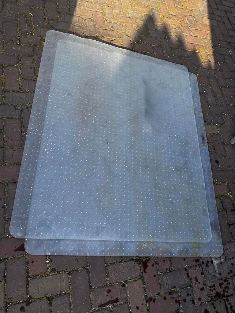Transparante Vloerbeschermer voor Bureaustoel, Ophalen, Gebruikt, Overige kleuren, 50 tot 100 cm
