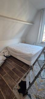 Boxspring gratis af te halen, Gebruikt, Wit, Tweepersoons, 200 cm