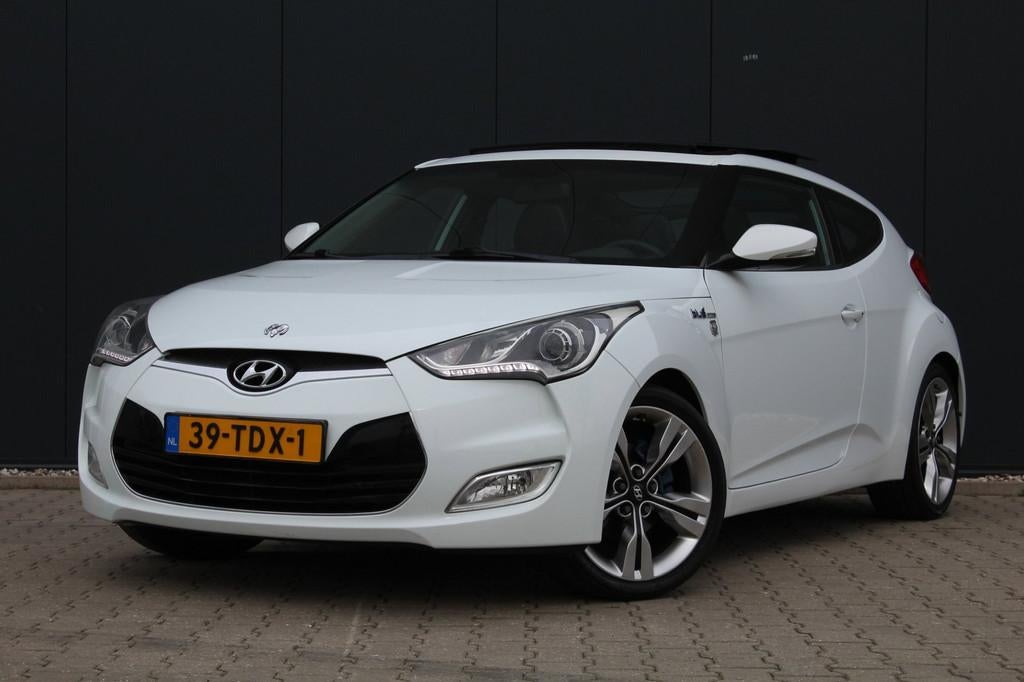 Hyundai Veloster 1.6 GDI i-Catcher | Pano | Stoelverwarming, Auto's, Hyundai, Voorwielaandrijving, Gebruikt, 4 cilinders, 4 stoelen