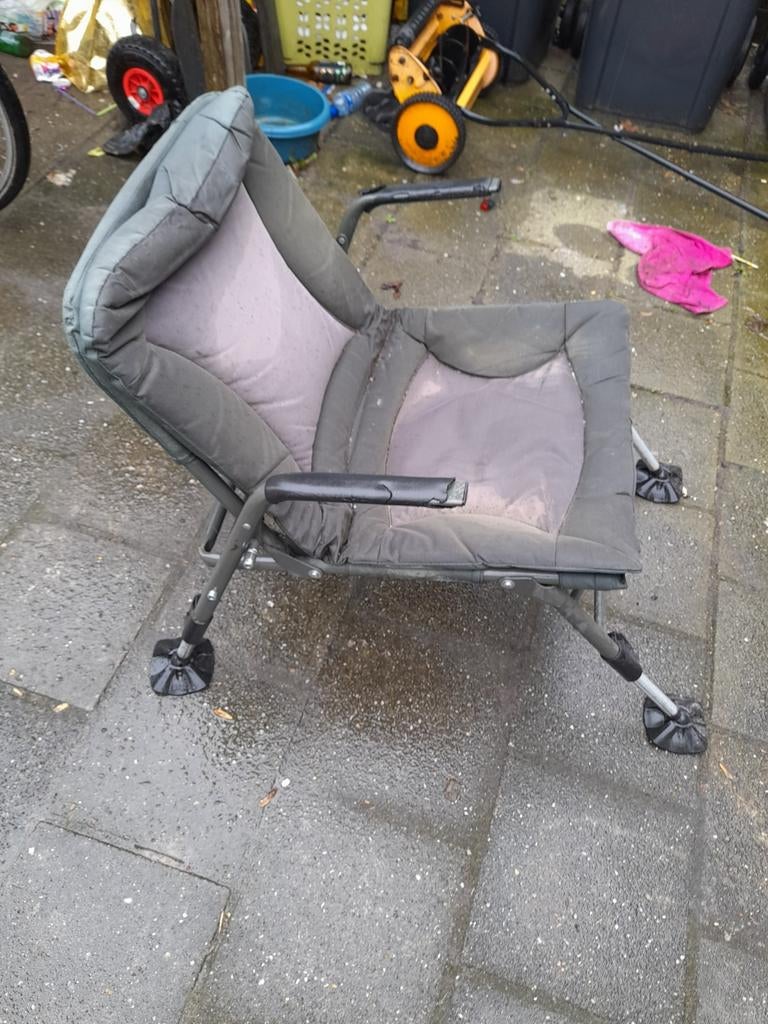 Comfortabele visstoel - Ideaal voor lange vissessies, Ophalen of Verzenden, Gebruikt, Overige typen